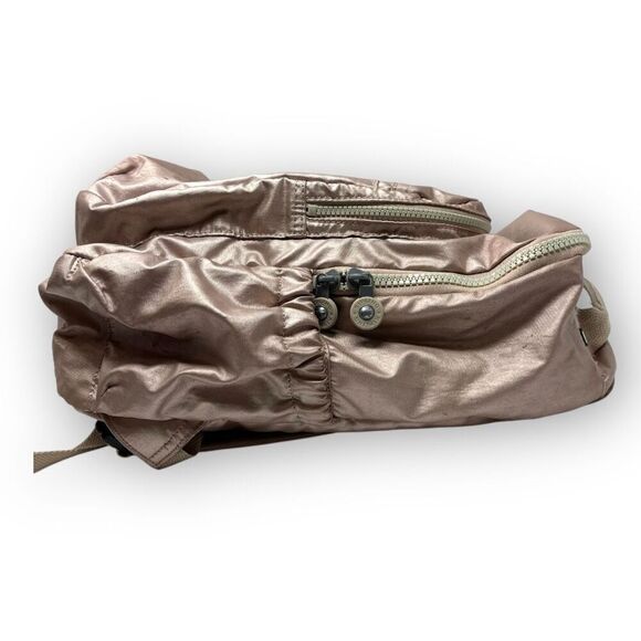 Kipling Seoul Pink Large Metallic Laptop Backpack - Picture 7 of 14